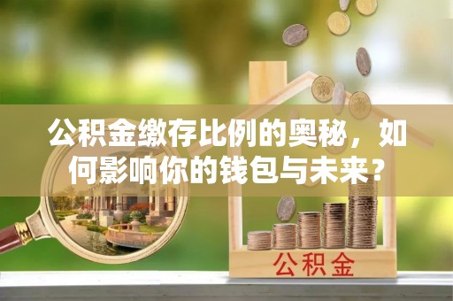 惠州公积金缴存比例的奥秘，如何影响你的钱包与未来？