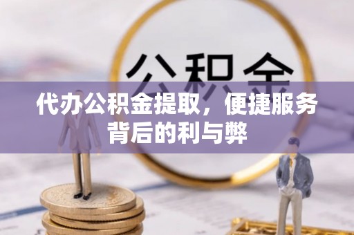 惠州代办公积金提取，便捷服务背后的利与弊