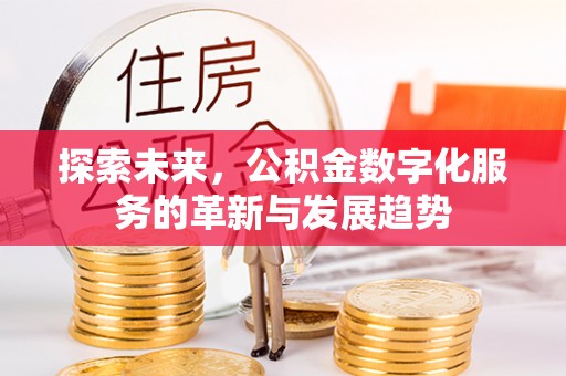 惠州探索未来，公积金数字化服务的革新与发展趋势