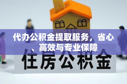惠州代办公积金提取服务，省心、高效与专业保障