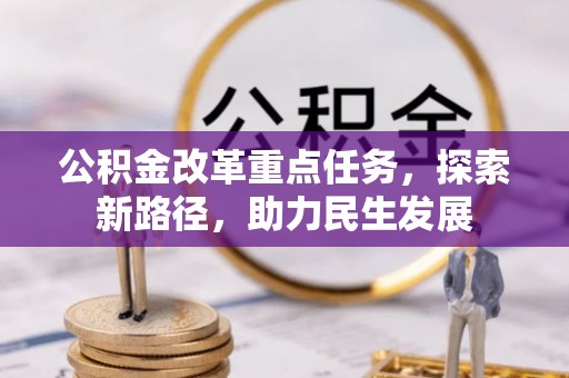 惠州公积金改革重点任务，探索新路径，助力民生发展