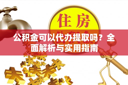 惠州公积金可以代办提取吗？全面解析与实用指南