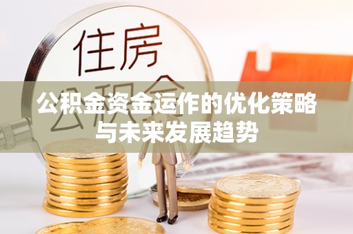 惠州公积金资金运作的优化策略与未来发展趋势
