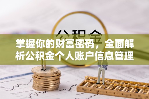 惠州掌握你的财富密码，全面解析公积金个人账户信息管理与优化