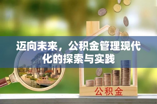 惠州迈向未来，公积金管理现代化的探索与实践