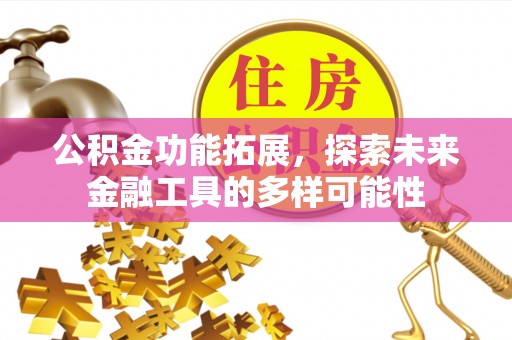 惠州公积金功能拓展，探索未来金融工具的多样可能性