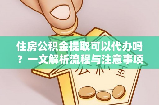惠州住房公积金提取可以代办吗？一文解析流程与注意事项