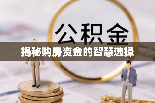 惠州揭秘购房资金的智慧选择