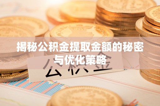 惠州揭秘公积金提取金额的秘密与优化策略