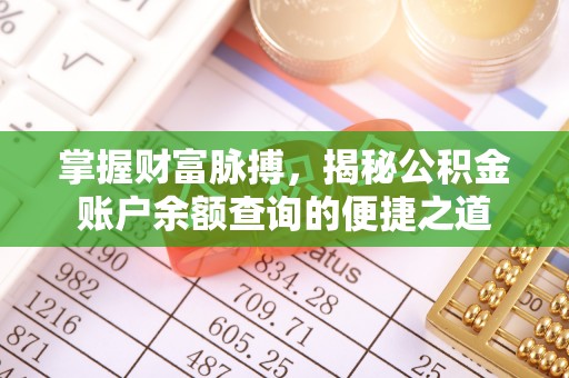 惠州掌握财富脉搏，揭秘公积金账户余额查询的便捷之道