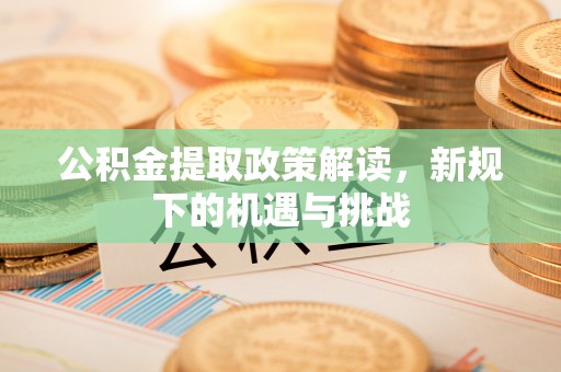 惠州公积金提取政策解读，新规下的机遇与挑战
