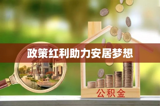 惠州政策红利助力安居梦想