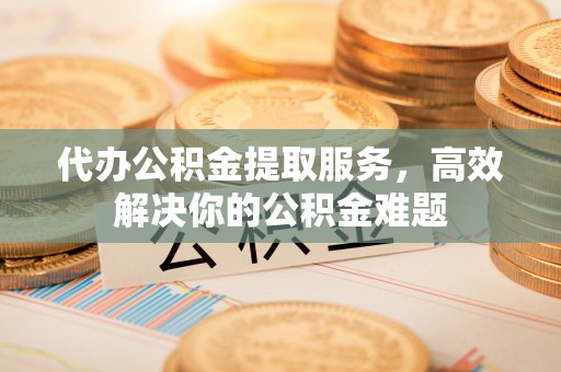 惠州代办公积金提取服务，高效解决你的公积金难题