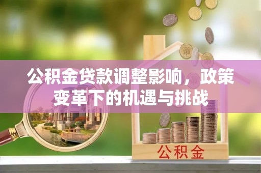 惠州公积金贷款调整影响，政策变革下的机遇与挑战