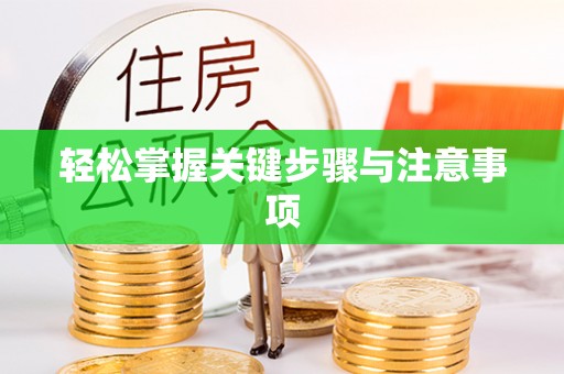 惠州轻松掌握关键步骤与注意事项
