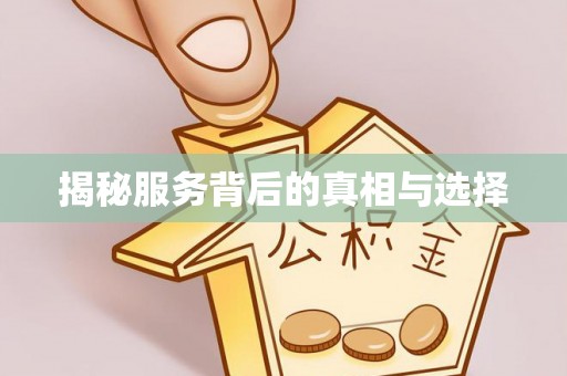 惠州揭秘服务背后的真相与选择