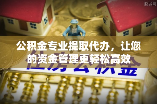 惠州公积金专业提取代办，让您的资金管理更轻松高效