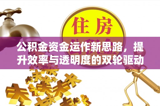 惠州公积金资金运作新思路，提升效率与透明度的双轮驱动