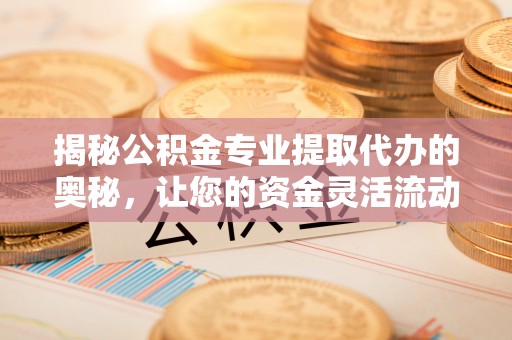惠州揭秘公积金专业提取代办的奥秘，让您的资金灵活流动