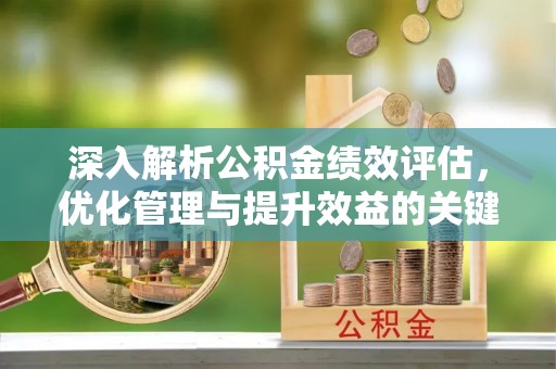 惠州深入解析公积金绩效评估，优化管理与提升效益的关键路径