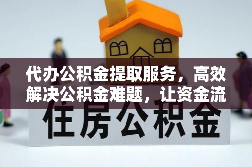 惠州代办公积金提取服务，高效解决公积金难题，让资金流动更自由
