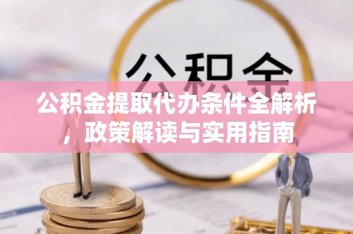 惠州公积金提取代办条件全解析，政策解读与实用指南
