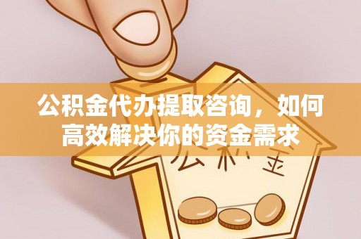 惠州公积金代办提取咨询，如何高效解决你的资金需求