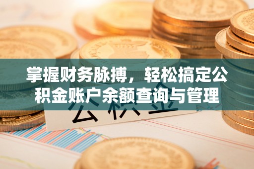 惠州掌握财务脉搏，轻松搞定公积金账户余额查询与管理