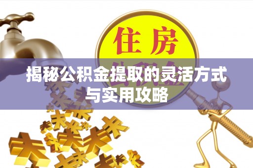 惠州揭秘公积金提取的灵活方式与实用攻略