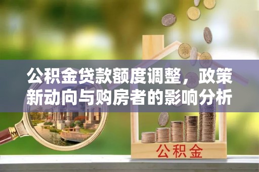 惠州公积金贷款额度调整，政策新动向与购房者的影响分析