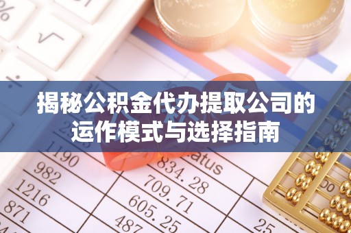 惠州揭秘公积金代办提取公司的运作模式与选择指南
