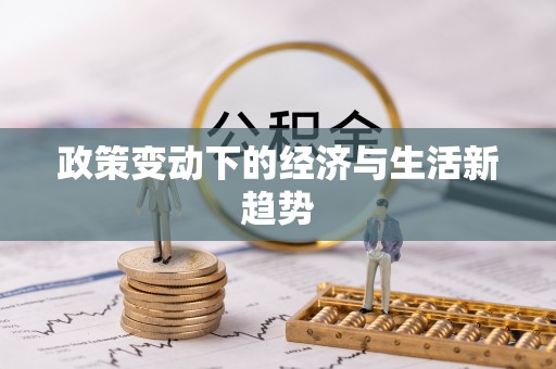 惠州政策变动下的经济与生活新趋势