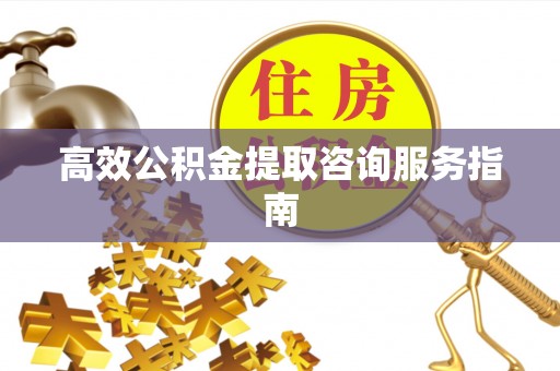 惠州高效公积金提取咨询服务指南