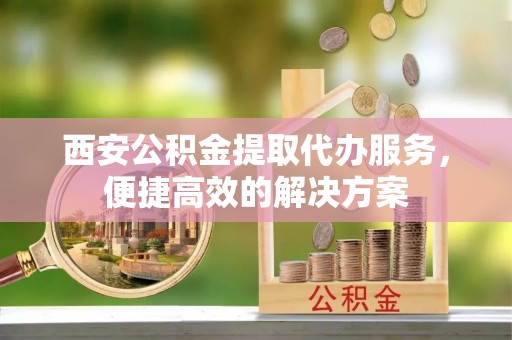 惠州西安公积金提取代办服务，便捷高效的解决方案