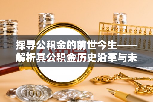 惠州探寻公积金的前世今生——解析其公积金历史沿革与未来方向