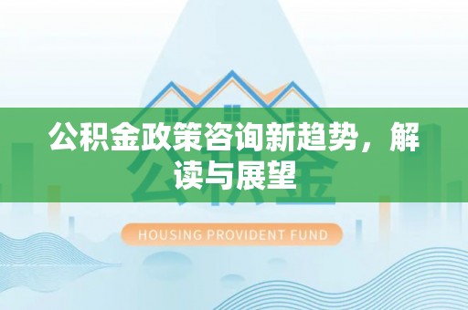 惠州公积金政策咨询新趋势，解读与展望