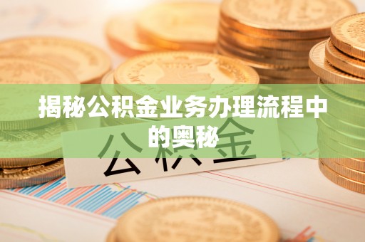 惠州揭秘公积金业务办理流程中的奥秘
