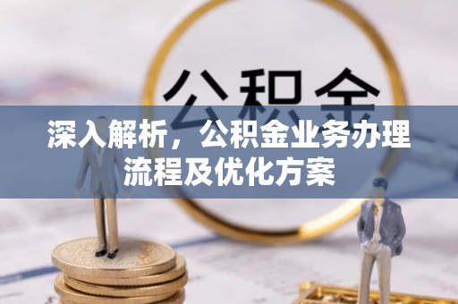 惠州深入解析，公积金业务办理流程及优化方案
