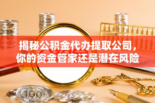 惠州揭秘公积金代办提取公司，你的资金管家还是潜在风险？